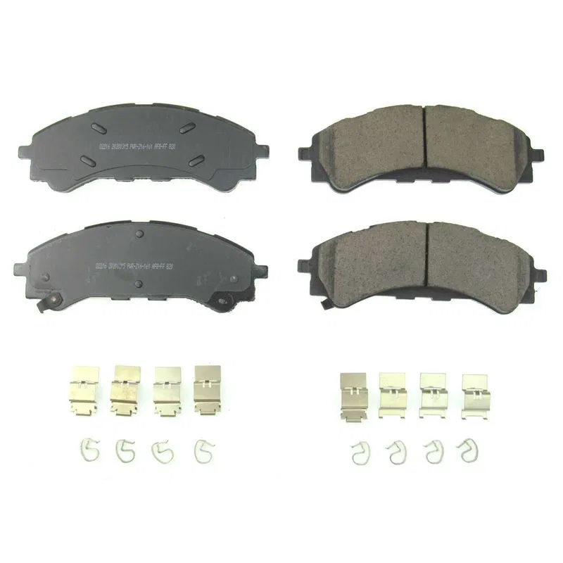 17-2216 – POWERSTOP Brake Pad, FMSI Number D2216 Ceramic Brake Pads Set Of 4 With Premium Stainless Steel Hardware